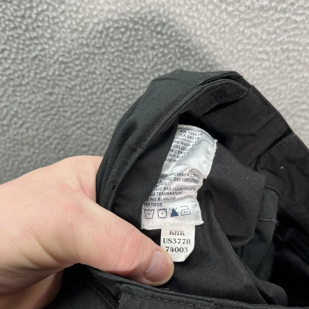511 Tactical Pants Mens Large Long Black Ripstop Relaxed Fit TDU Cargo Workwear‎